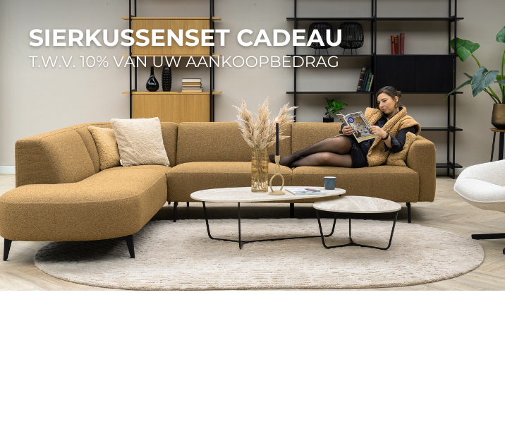 Sierkussenset cadeau t.w.v. 10% van uw aankoopbedrag bij Cartel Living