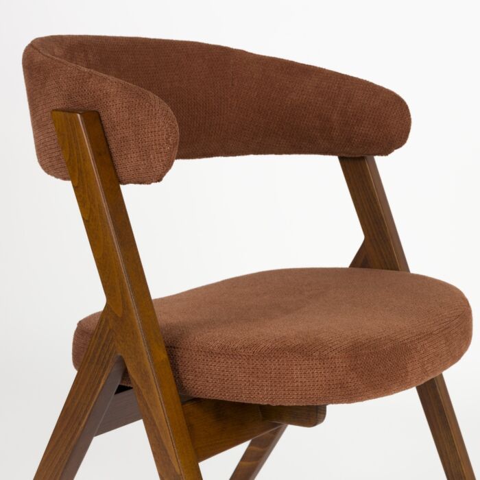 Eetkamerstoel Pom Terracotta