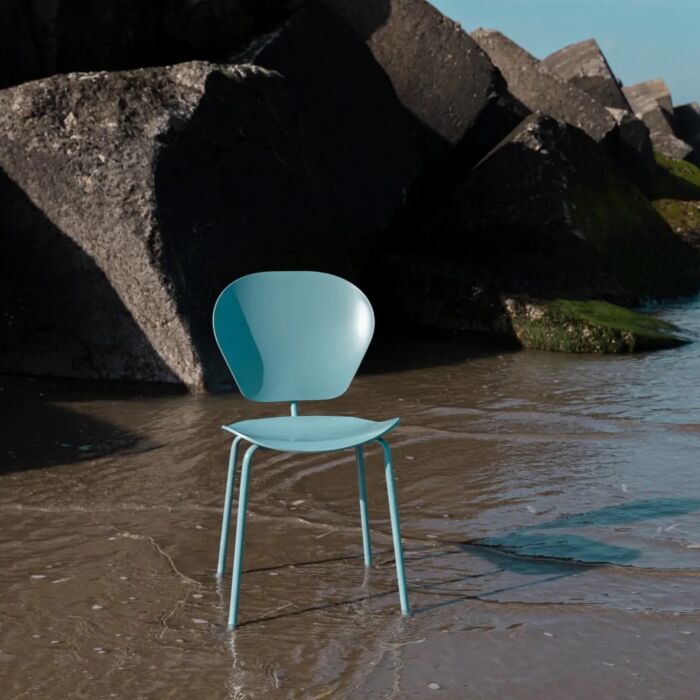 Eetkamerstoel The Ocean Blauw