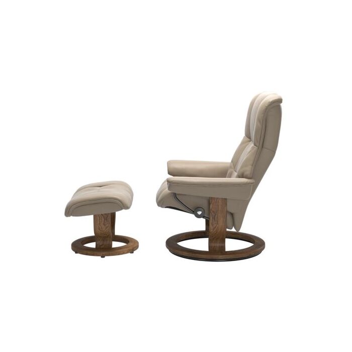 Stressless RelaxFauteuil Mayfair Bruin Onderstel - Beige