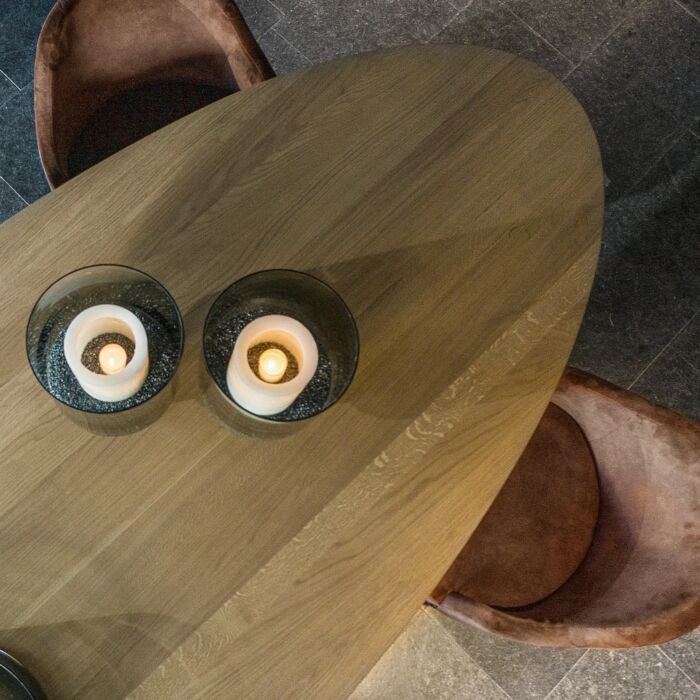 Eettafel Buddha Ellips Low