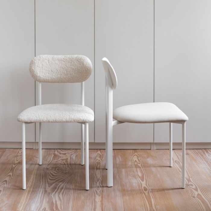 Studio HENK Eetkamerstoel Oblique Wit