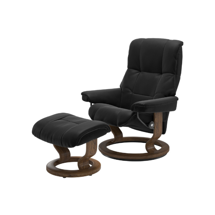 Stressless Relaxfauteuil Mayfair Bruin Onderstel -  Zwart