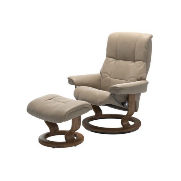 Stressless RelaxFauteuil Mayfair Bruin Onderstel - Beige