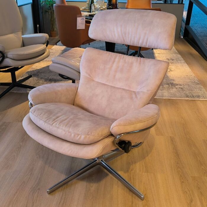 Stressless Relaxfauteuil Rome M inclusief Hocker