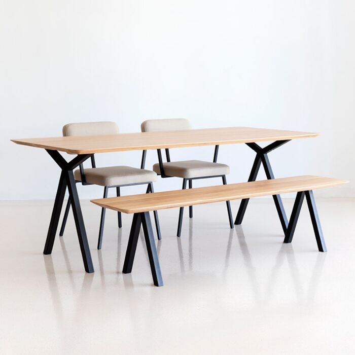 Studio HENK Eetkamertafel Slim X Walnoot