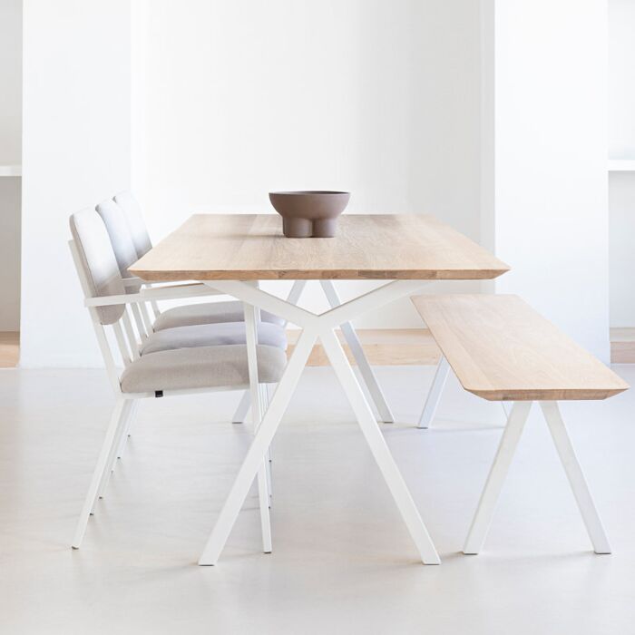 Studio HENK Eetkamertafel Slim X Walnoot