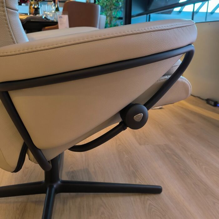 Stressless Relaxfauteuil Rome M inclusief Hocker leder