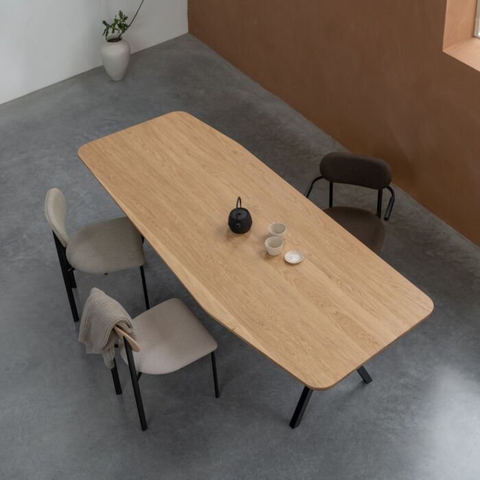 Studio HENK Eetkamerstoel Oblique Zwart