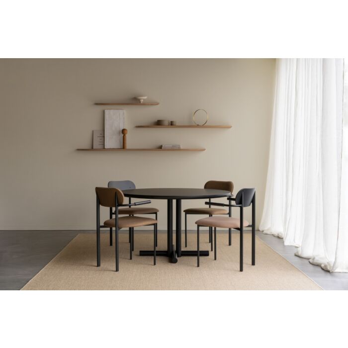 Studio HENK Eetkamerstoel Oblique Zwart