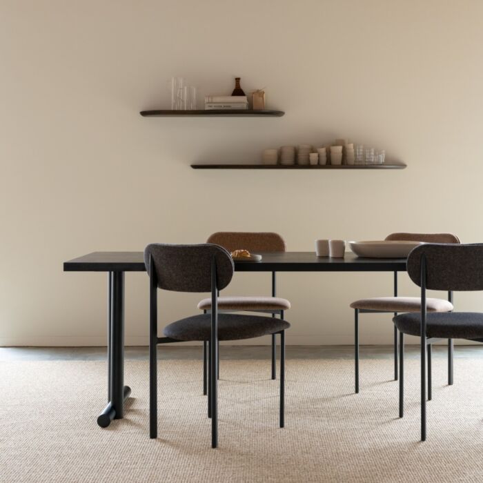 Studio HENK Eetkamerstoel Oblique Zwart