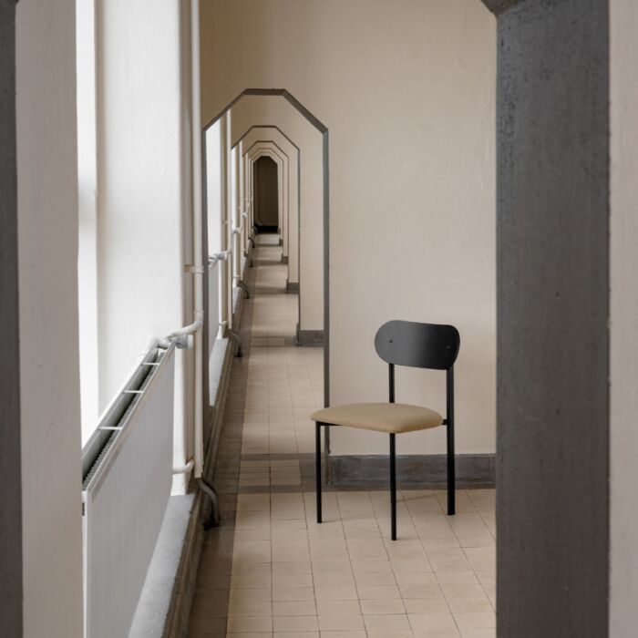 Studio HENK Eetkamerstoel Oblique Zwart