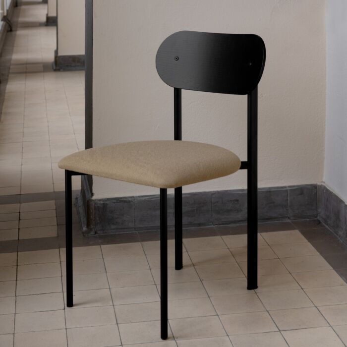 Studio HENK Eetkamerstoel Oblique Zwart