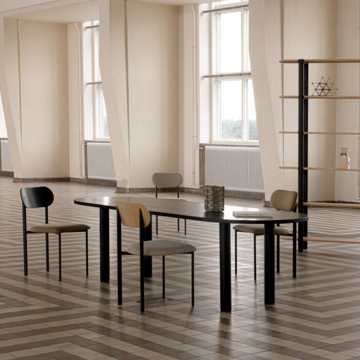 Studio HENK Eetkamerstoel Oblique Zwart
