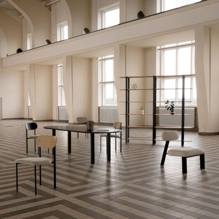Studio HENK Eetkamerstoel Oblique Zwart