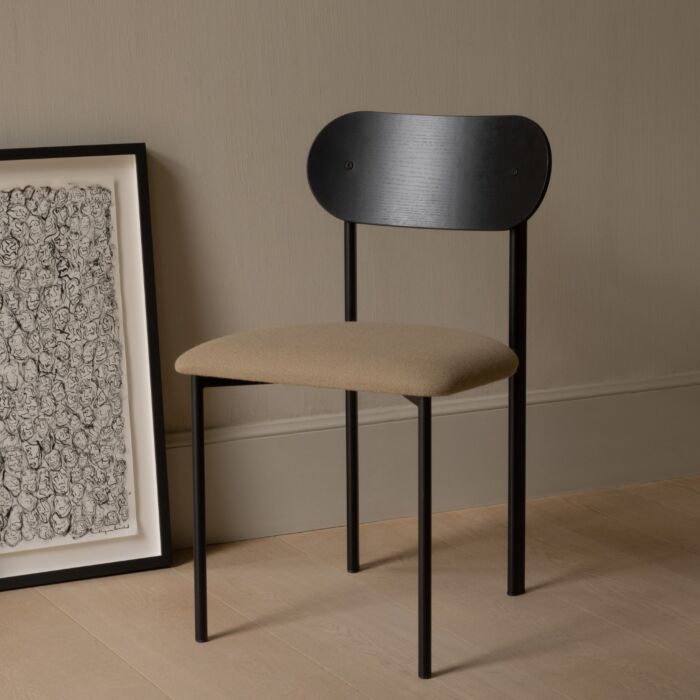 Studio HENK Eetkamerstoel Oblique Zwart