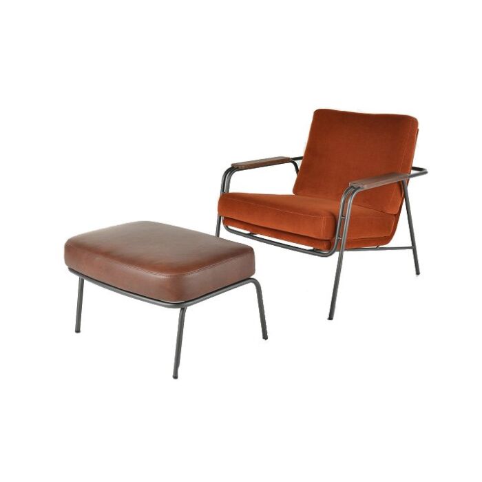 Armfauteuil Tibbe Leer