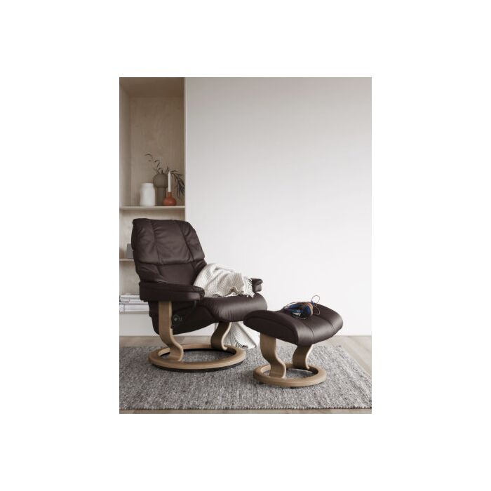 Stressless RelaxFauteuil Reno Bruin Leder