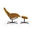 Draaifauteuil Majani incl voetenbank 