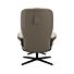 Rome Fauteuil Hoog Cross incl. Voetenbank 