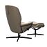 Rome Fauteuil Hoog Cross incl. Voetenbank 