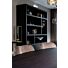 Boekenkast Jewel Zwart 180cm