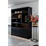 Boekenkast Jewel Zwart 180cm