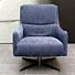 Natuzzi Gloria Draaifauteuil Velvet Blue