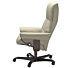 Bureaustoel Mayfair Home Office Creme Leer