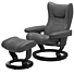 Stressless RelaxFauteuil Wing Classic Grijs