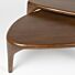 Salontafelset Isla Walnut