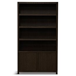 Boekenkast Diamond 4 Vaks 120cm New Brown