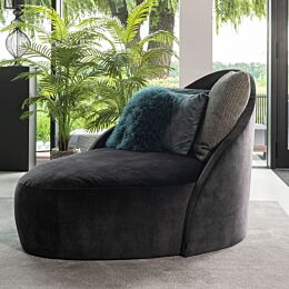 Passe Partout Lounge Fauteuil Toya zwart