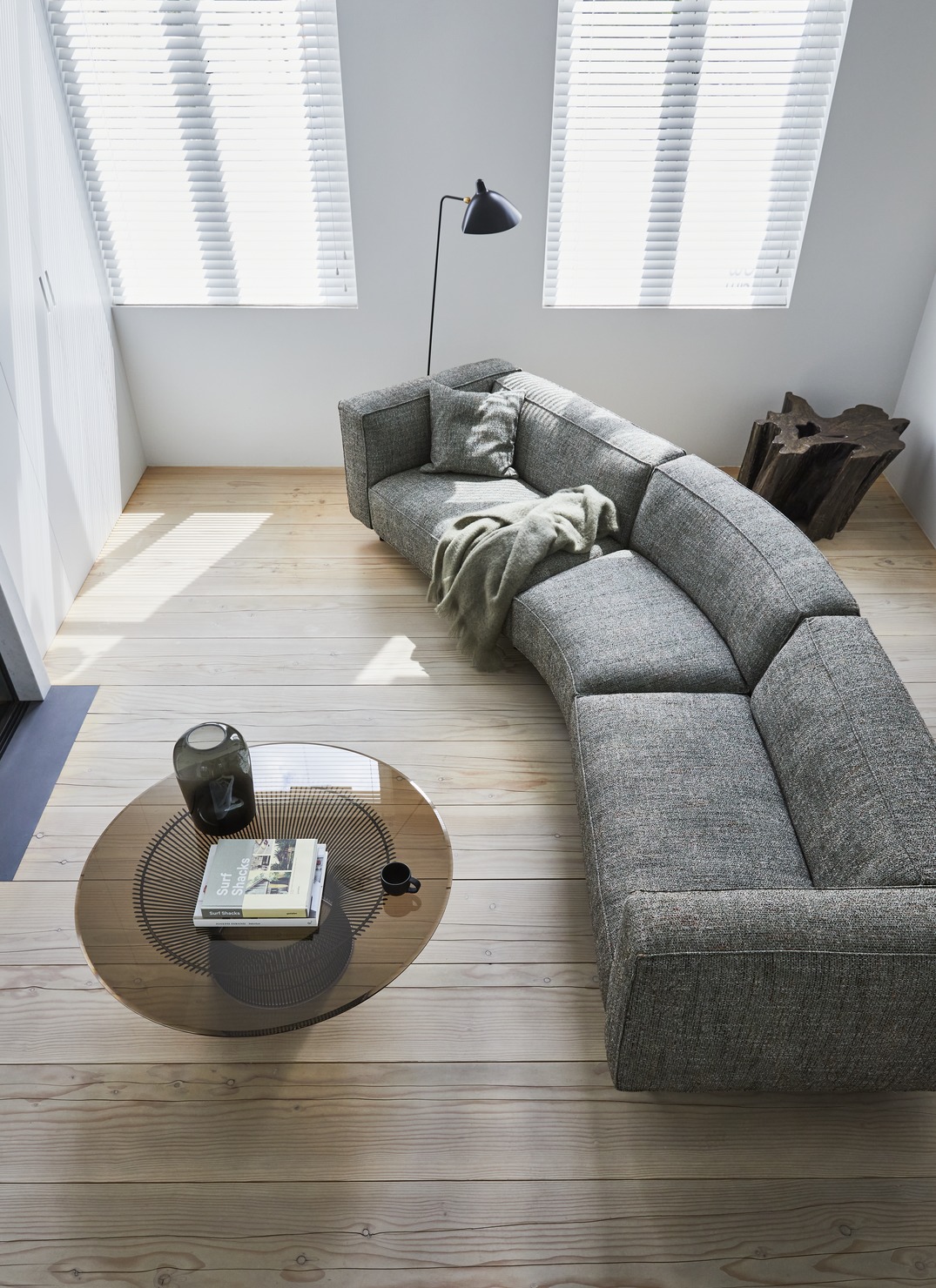 Herfstkleuren in een modern interieur Herfstkleuren in een modern interieur