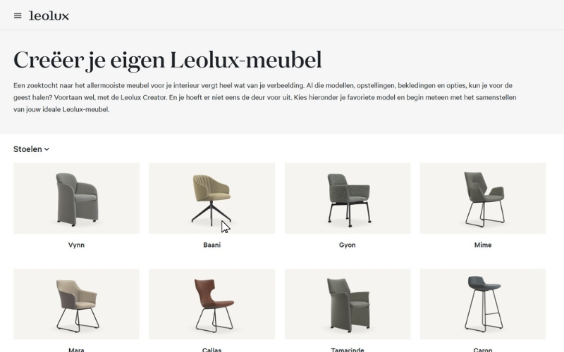 Kies jouw meubel
